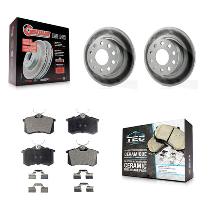 Coated Disc Rotors and Ceramic Brake Pads Kit-KGT-101620