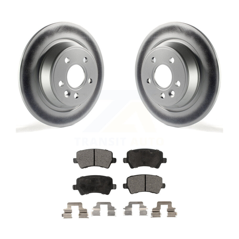 Coated Disc Rotors and Ceramic Brake Pads Kit-KGT-101632 - Kit.bestparts.ca