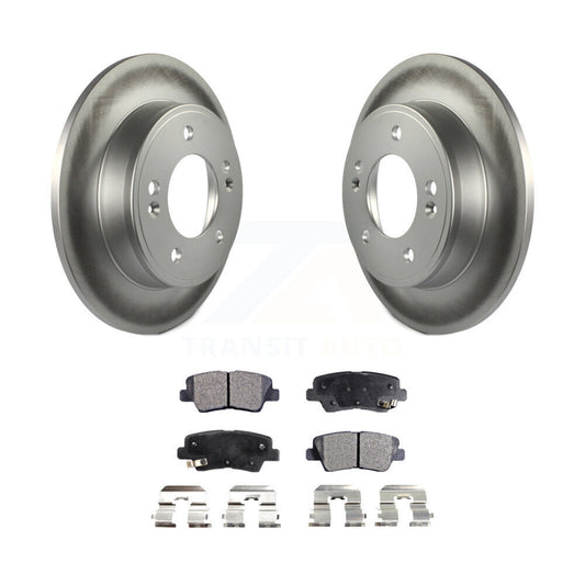 Coated Disc Rotors and Ceramic Brake Pads Kit-KGT-101633 - Kit.bestparts.ca