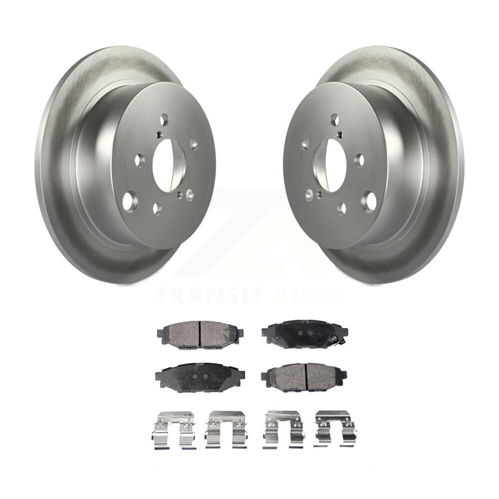 Coated Disc Rotors and Ceramic Brake Pads Kit-KGT-101636 - Kit.bestparts.ca