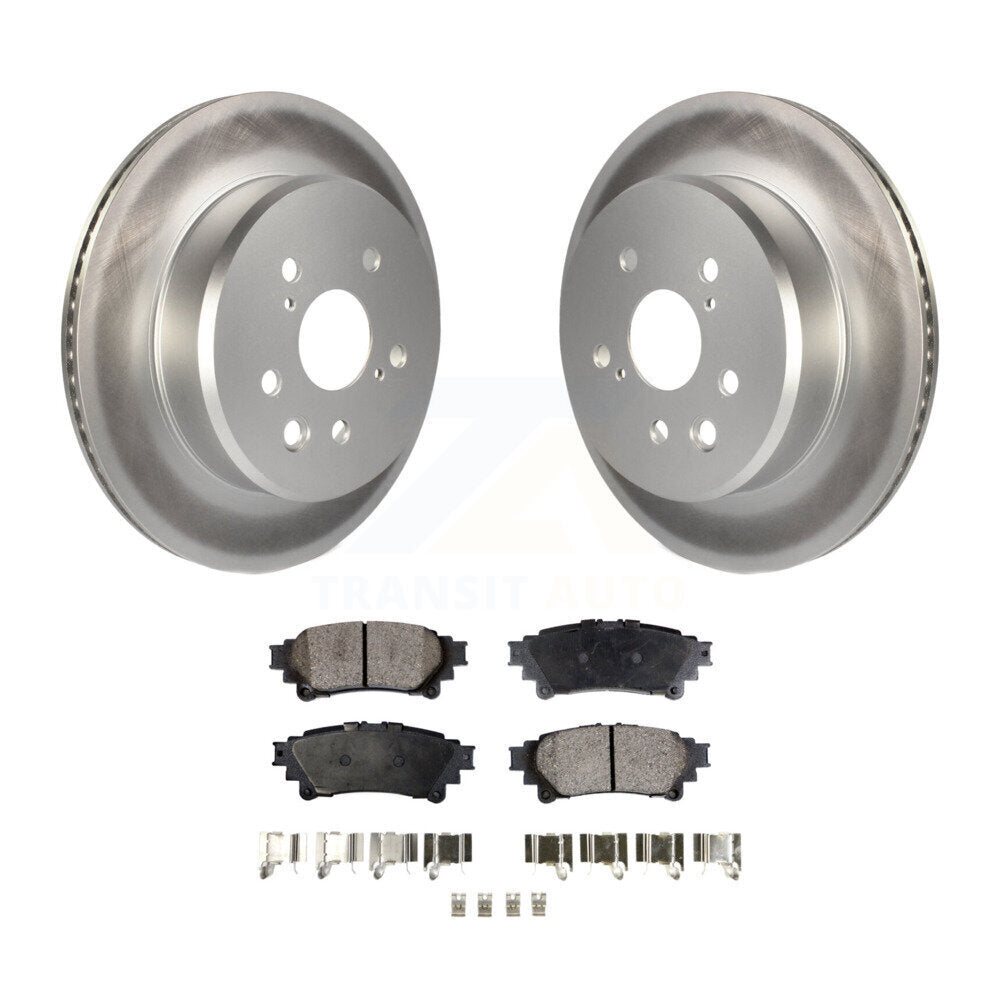 Coated Disc Rotors and Ceramic Brake Pads Kit-KGT-101642 - Kit.bestparts.ca