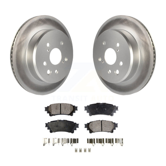 Coated Disc Rotors and Ceramic Brake Pads Kit-KGT-101642 - Kit.bestparts.ca
