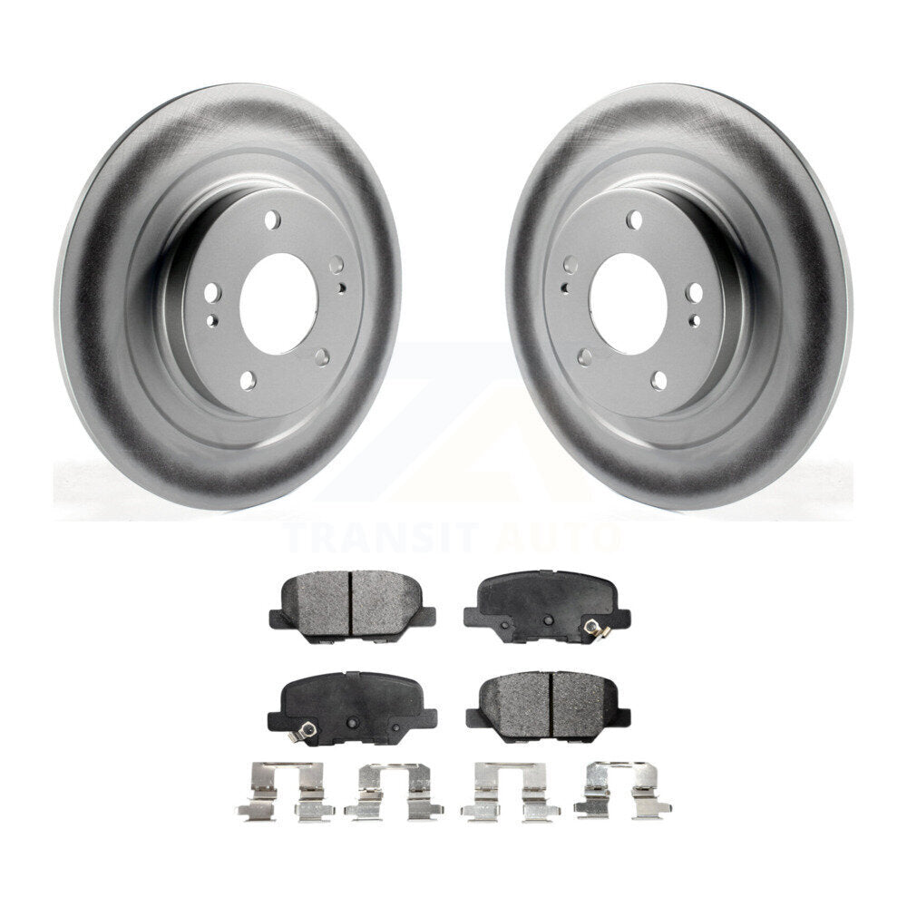 Coated Disc Rotors and Ceramic Brake Pads Kit-KGT-101651 - Kit.bestparts.ca
