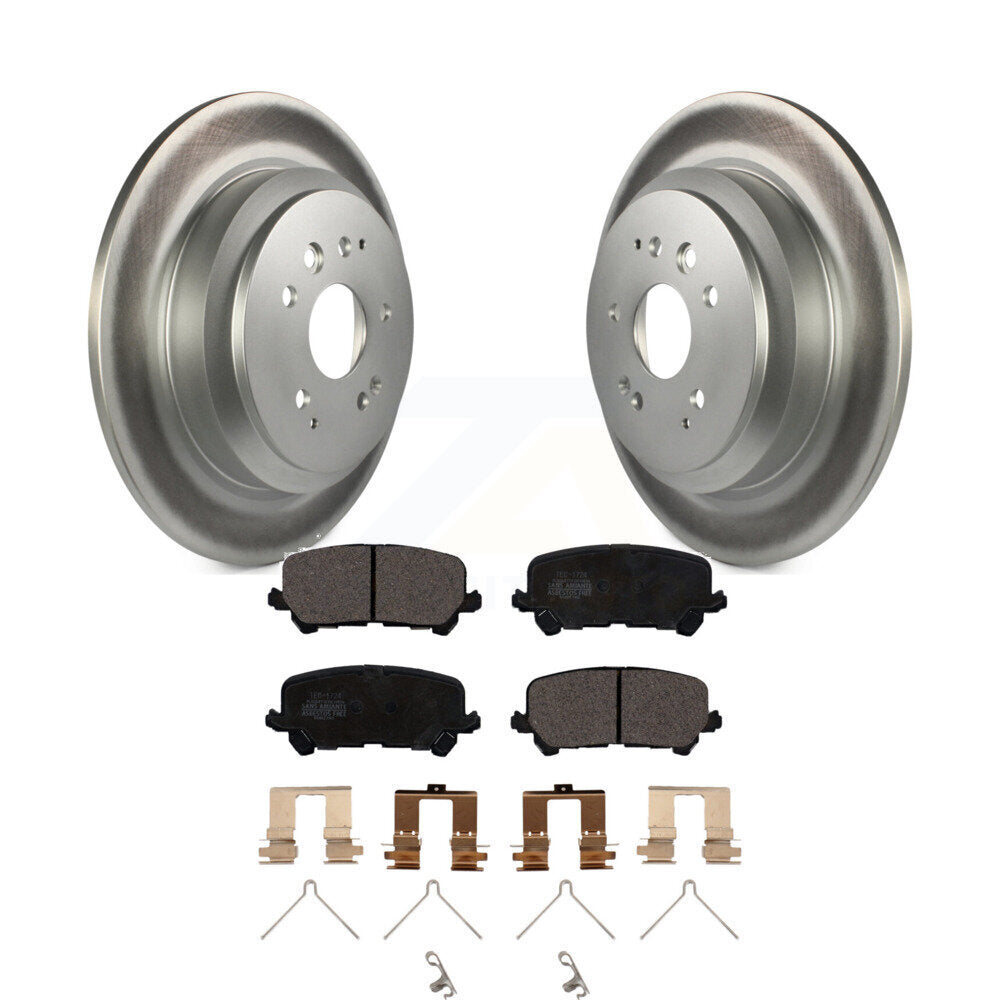 Coated Disc Rotors and Ceramic Brake Pads Kit-KGT-101652 - Kit.bestparts.ca