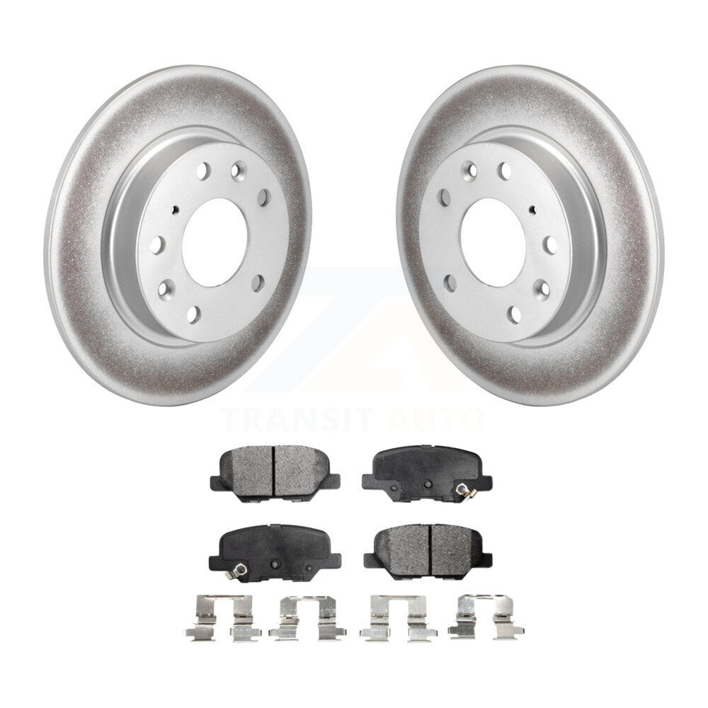Coated Disc Rotors and Ceramic Brake Pads Kit-KGT-101662 - Kit.bestparts.ca