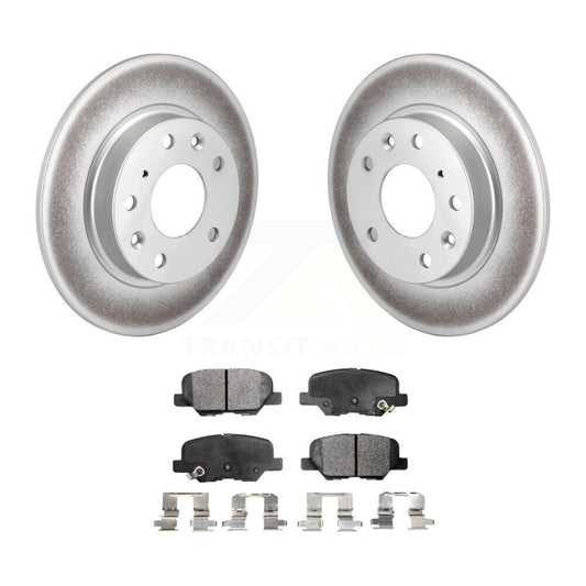 Coated Disc Rotors and Ceramic Brake Pads Kit-KGT-101662 - Kit.bestparts.ca