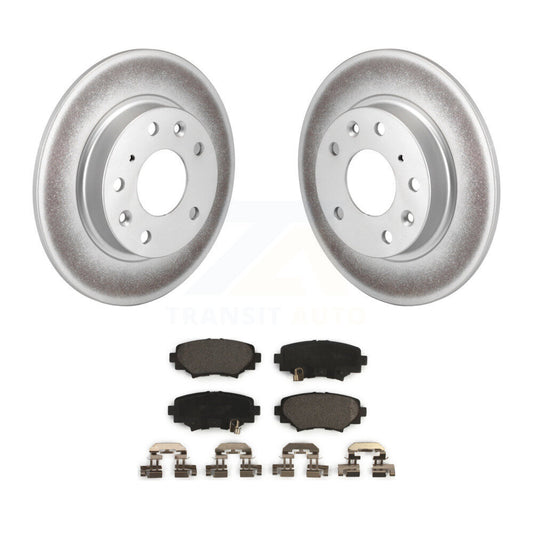 Coated Disc Rotors and Ceramic Brake Pads Kit-KGT-101663 - Kit.bestparts.ca