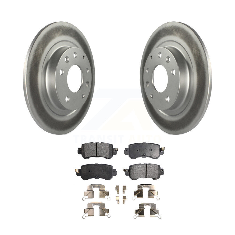 Coated Disc Rotors and Ceramic Brake Pads Kit-KGT-101669 - Kit.bestparts.ca