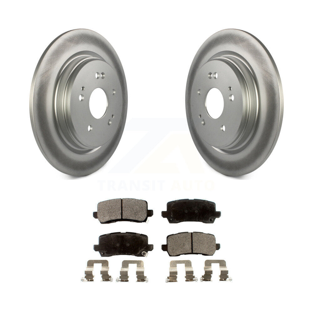 Coated Disc Rotors and Ceramic Brake Pads Kit-KGT-101678 - Kit.bestparts.ca