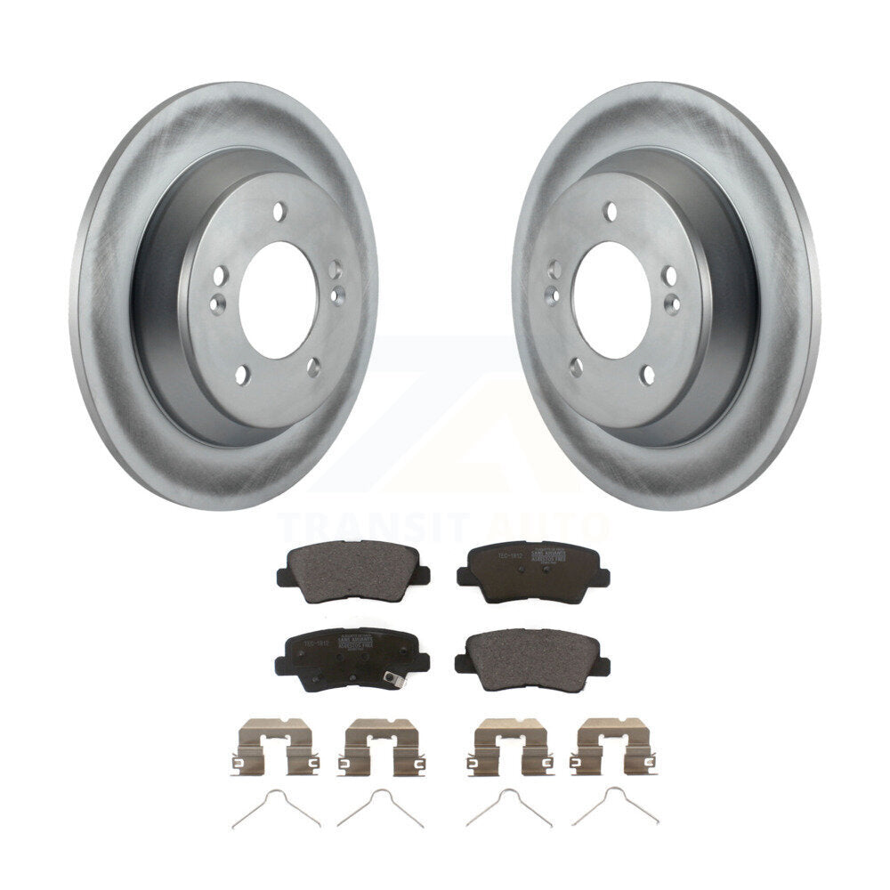 Coated Disc Rotors and Ceramic Brake Pads Kit-KGT-101679 - Kit.bestparts.ca
