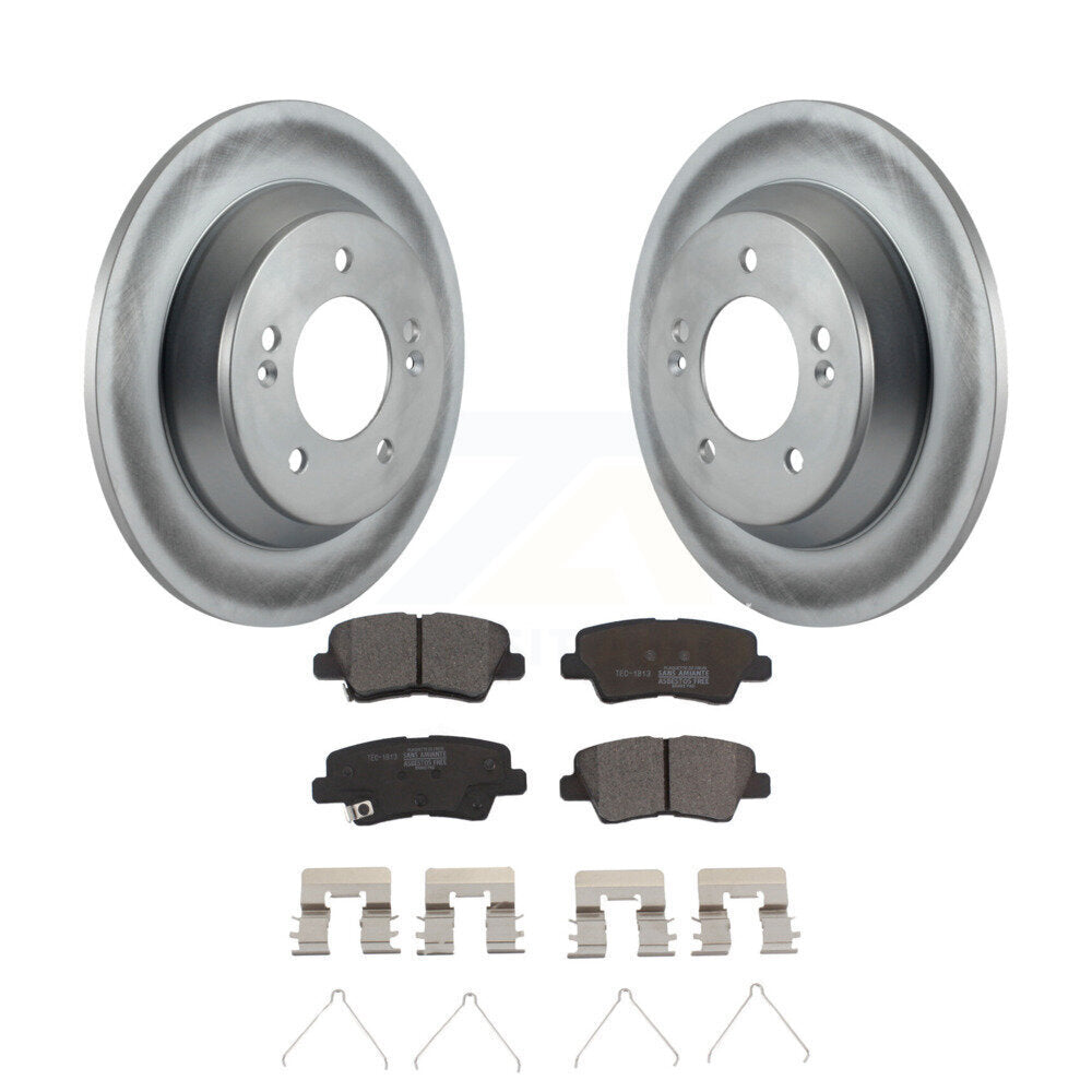 Coated Disc Rotors and Ceramic Brake Pads Kit-KGT-101680 - Kit.bestparts.ca