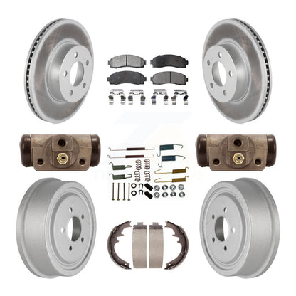 Coated Disc Rotors and Ceramic Brake Pads Kit-KGT-101753 - Kit.bestparts.ca