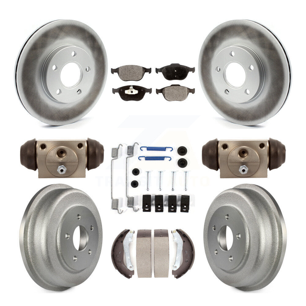Coated Disc Rotors and Ceramic Brake Pads Kit-KGT-101756 - Kit.bestparts.ca