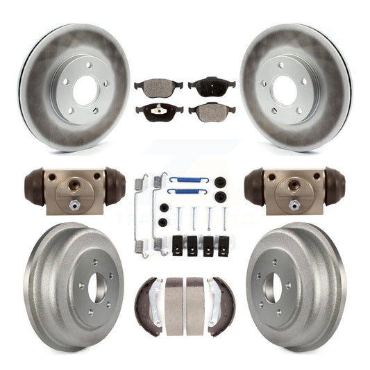 Coated Disc Rotors and Ceramic Brake Pads Kit-KGT-101756 - Kit.bestparts.ca