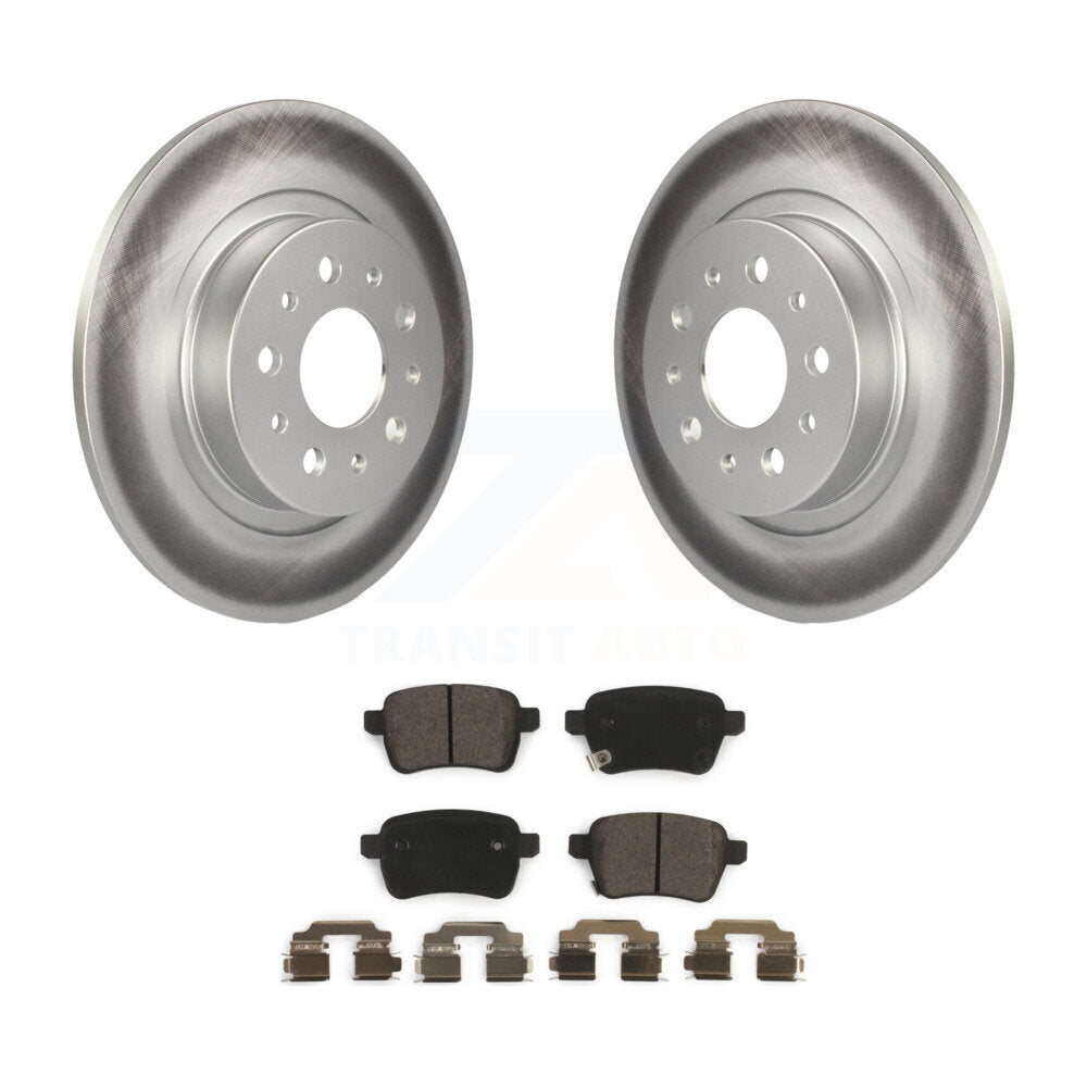 Coated Disc Rotors and Ceramic Brake Pads Kit-KGT-101777 - Kit.bestparts.ca
