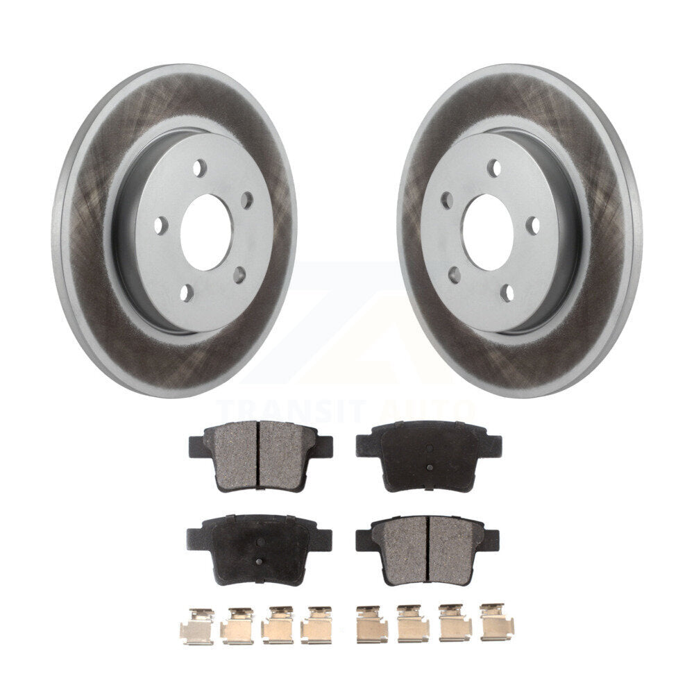 Coated Disc Rotors and Ceramic Brake Pads Kit-KGT-101778 - Kit.bestparts.ca