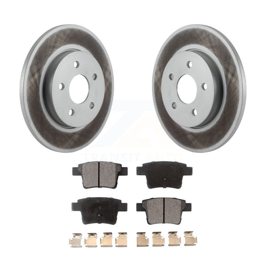 Coated Disc Rotors and Ceramic Brake Pads Kit-KGT-101778 - Kit.bestparts.ca