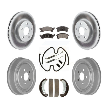 Coated Disc Rotors and Ceramic Brake Pads Kit-KGT-101784 - Kit.bestparts.ca