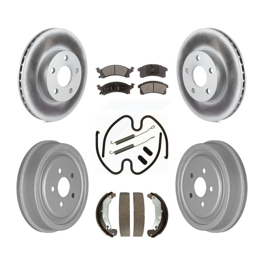 Coated Disc Rotors and Ceramic Brake Pads Kit-KGT-101784 - Kit.bestparts.ca