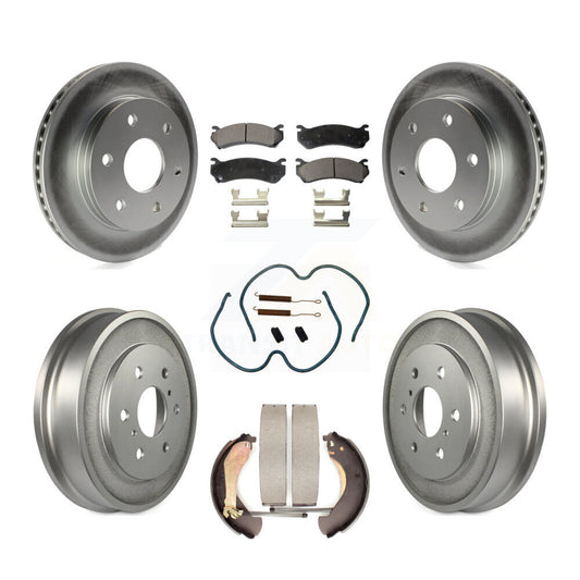 Coated Disc Rotors and Ceramic Brake Pads Kit-KGT-101788 - Kit.bestparts.ca