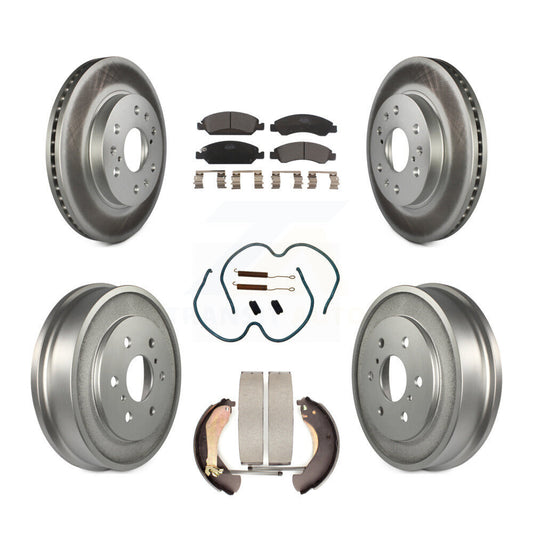 Coated Disc Rotors and Ceramic Brake Pads Kit-KGT-101791 - Kit.bestparts.ca