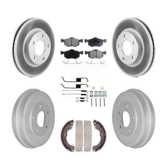 Coated Disc Rotors and Ceramic Brake Pads Kit-KGT-101799 - Kit.bestparts.ca