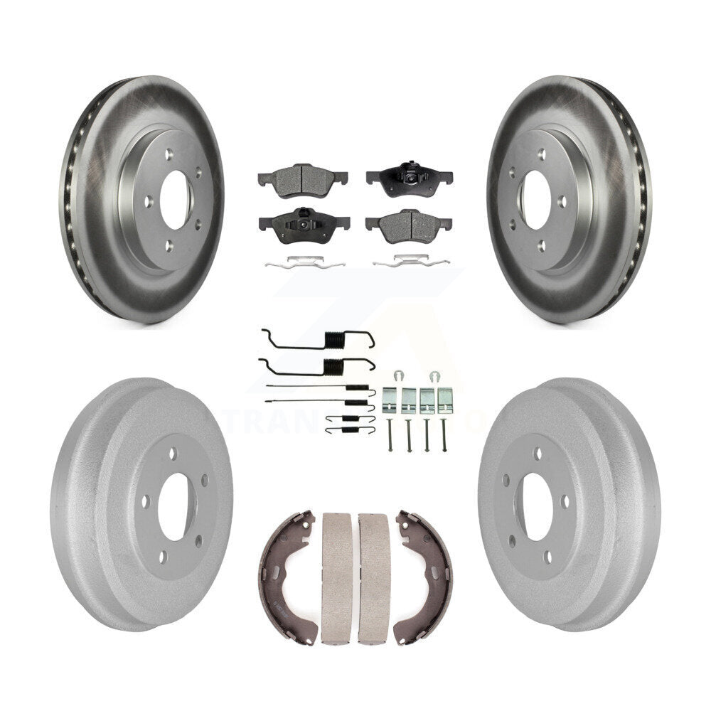 Coated Disc Rotors and Ceramic Brake Pads Kit-KGT-101801 - Kit.bestparts.ca