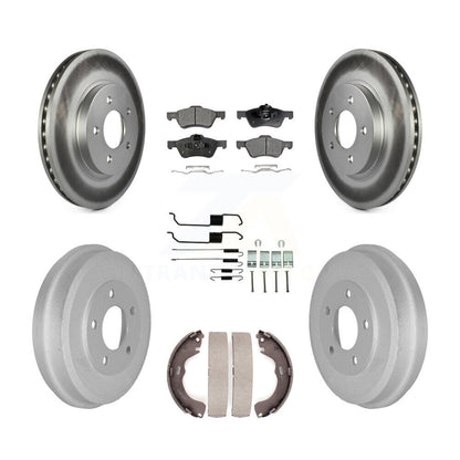 Coated Disc Rotors and Ceramic Brake Pads Kit-KGT-101801 - Kit.bestparts.ca