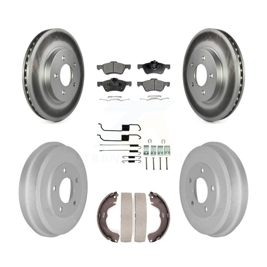 Coated Disc Rotors and Ceramic Brake Pads Kit-KGT-101801 - Kit.bestparts.ca