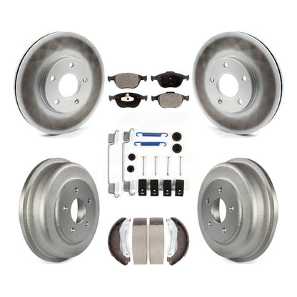 Coated Disc Rotors and Ceramic Brake Pads Kit-KGT-101804 - Kit.bestparts.ca