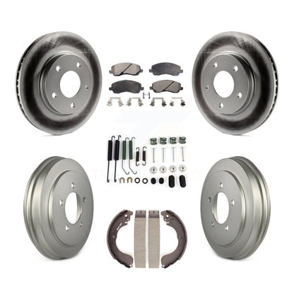 Coated Disc Rotors and Ceramic Brake Pads Kit-KGT-101805 - Kit.bestparts.ca
