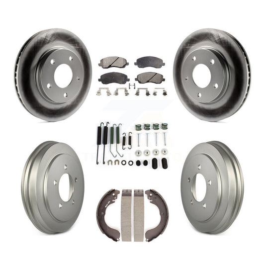 Coated Disc Rotors and Ceramic Brake Pads Kit-KGT-101805 - Kit.bestparts.ca