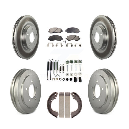 Coated Disc Rotors and Ceramic Brake Pads Kit-KGT-101806 - Kit.bestparts.ca
