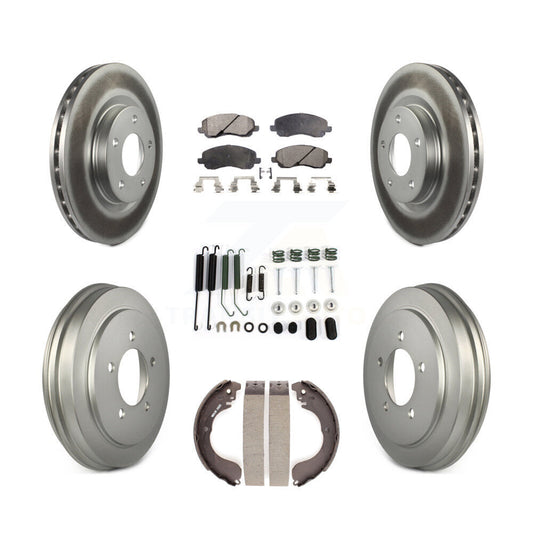 Coated Disc Rotors and Ceramic Brake Pads Kit-KGT-101806 - Kit.bestparts.ca