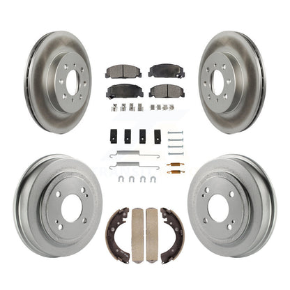 Coated Disc Rotors and Ceramic Brake Pads Kit-KGT-101808 - Kit.bestparts.ca