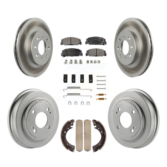 Coated Disc Rotors and Ceramic Brake Pads Kit-KGT-101808 - Kit.bestparts.ca