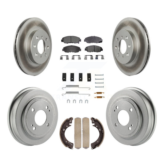 Coated Disc Rotors and Ceramic Brake Pads Kit-KGT-101809 - Kit.bestparts.ca