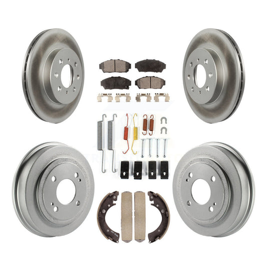 Coated Disc Rotors and Ceramic Brake Pads Kit-KGT-101810 - Kit.bestparts.ca