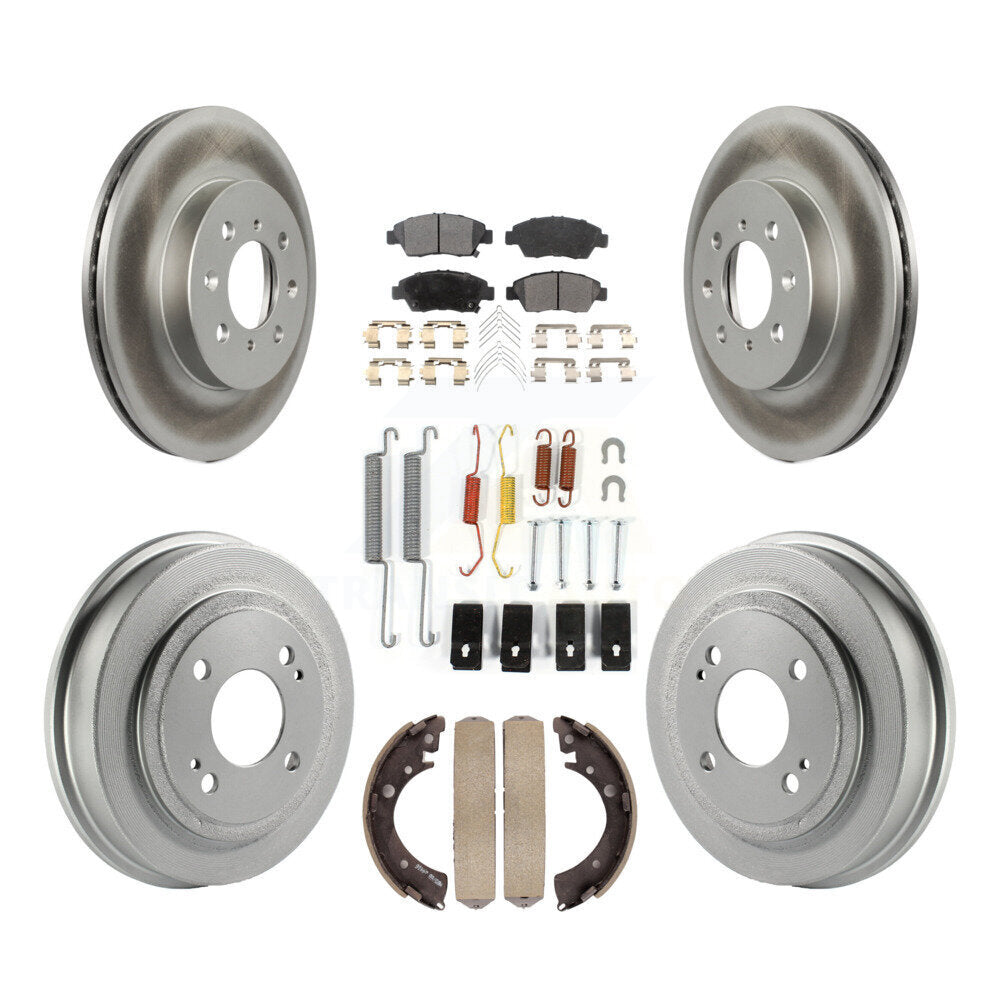 Coated Disc Rotors and Ceramic Brake Pads Kit-KGT-101811 - Kit.bestparts.ca