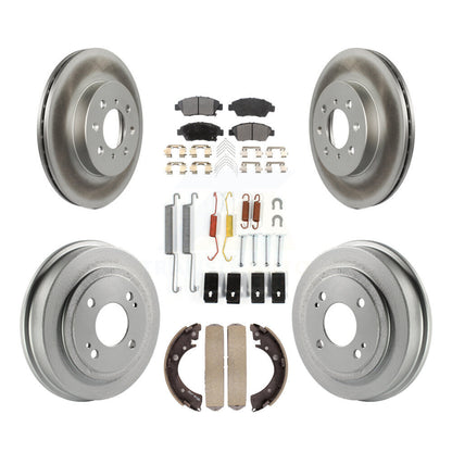 Coated Disc Rotors and Ceramic Brake Pads Kit-KGT-101811 - Kit.bestparts.ca