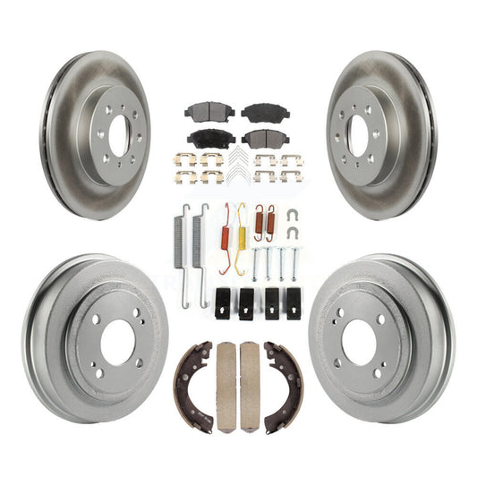 Coated Disc Rotors and Ceramic Brake Pads Kit-KGT-101811 - Kit.bestparts.ca