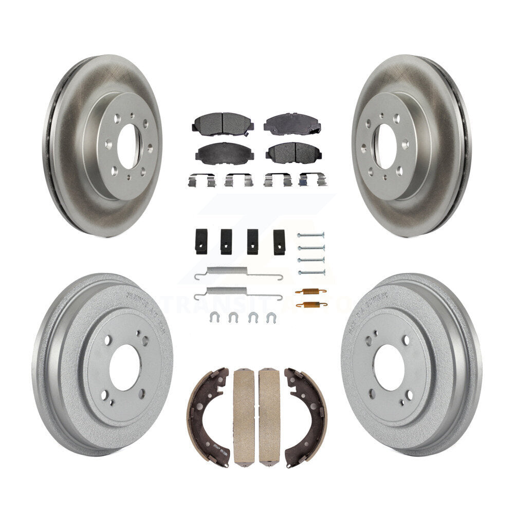 Coated Disc Rotors and Ceramic Brake Pads Kit-KGT-101813 - Kit.bestparts.ca