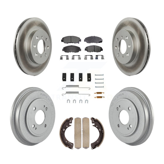 Coated Disc Rotors and Ceramic Brake Pads Kit-KGT-101813 - Kit.bestparts.ca