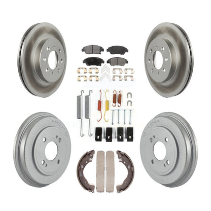 Coated Disc Rotors and Ceramic Brake Pads Kit-KGT-101814 - Kit.bestparts.ca