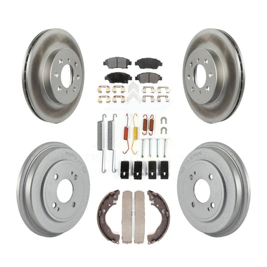Coated Disc Rotors and Ceramic Brake Pads Kit-KGT-101814 - Kit.bestparts.ca
