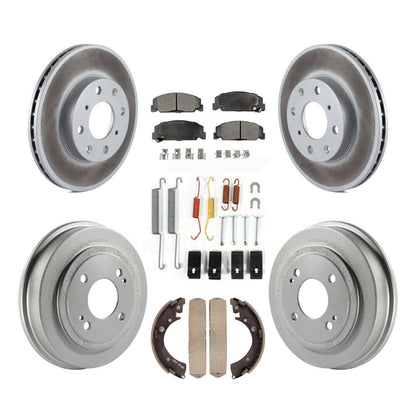 Coated Disc Rotors and Ceramic Brake Pads Kit-KGT-101815 - Kit.bestparts.ca