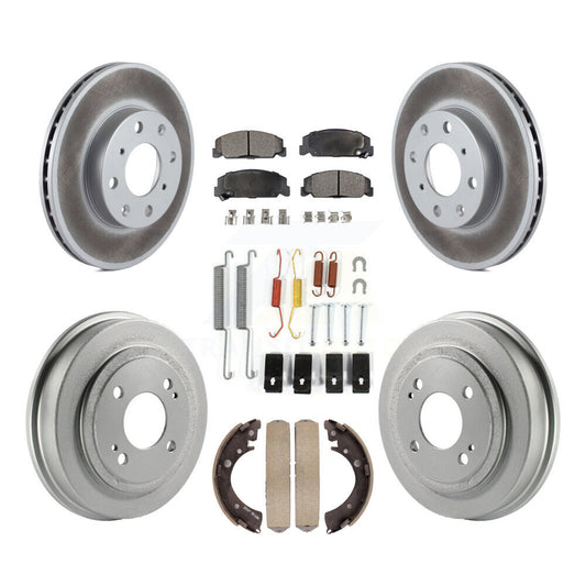 Coated Disc Rotors and Ceramic Brake Pads Kit-KGT-101815 - Kit.bestparts.ca