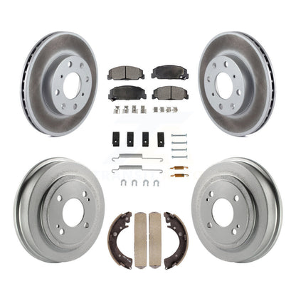 Coated Disc Rotors and Ceramic Brake Pads Kit-KGT-101816 - Kit.bestparts.ca
