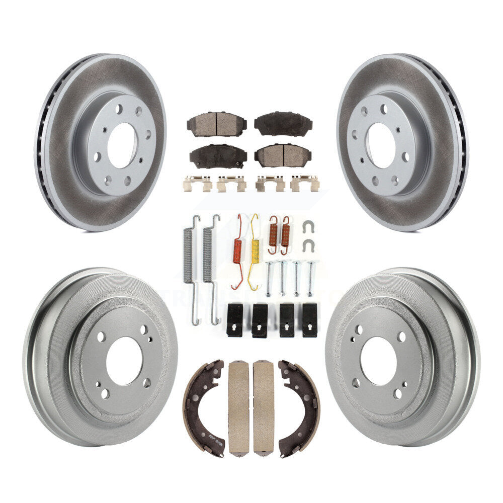 Coated Disc Rotors and Ceramic Brake Pads Kit-KGT-101817 - Kit.bestparts.ca