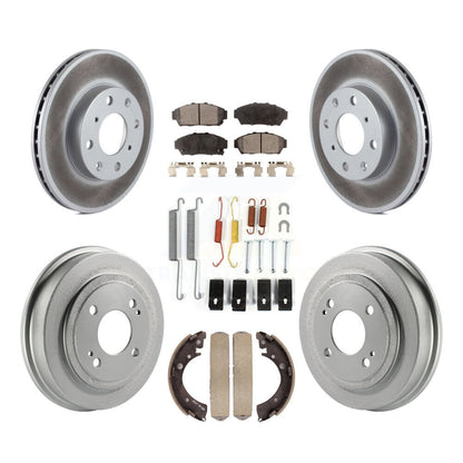 Coated Disc Rotors and Ceramic Brake Pads Kit-KGT-101817 - Kit.bestparts.ca